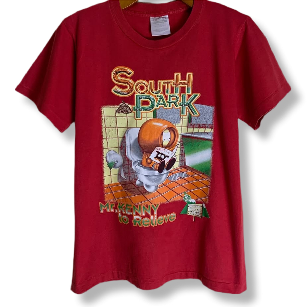 VINTAGE SOUTH PARK -  Mr.KENNY TO RELIEVE T-SHIRT | KAOS | AFM