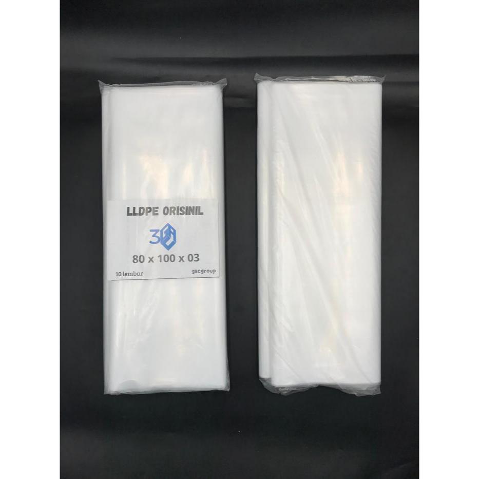 klpu- Kantong Plastik Pe Ori Bening 60 X 100 80 X 100 90 X 120 100 X 120