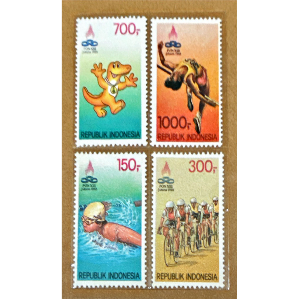 (BA) PRANGKO INDONESIA 1993 PON XIII DI JAKARTA 4V COMPLIT SET MNH.