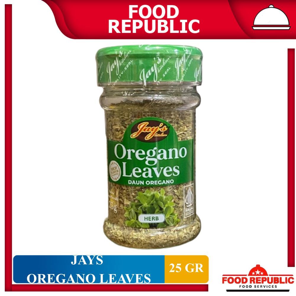 JAYS OREGANO LEAVES 25 GR - JAYS DAUN OREGANO KERING HALAL