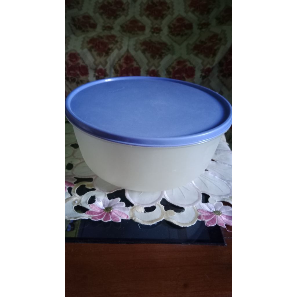 bowl besar/baskom tupperware, second