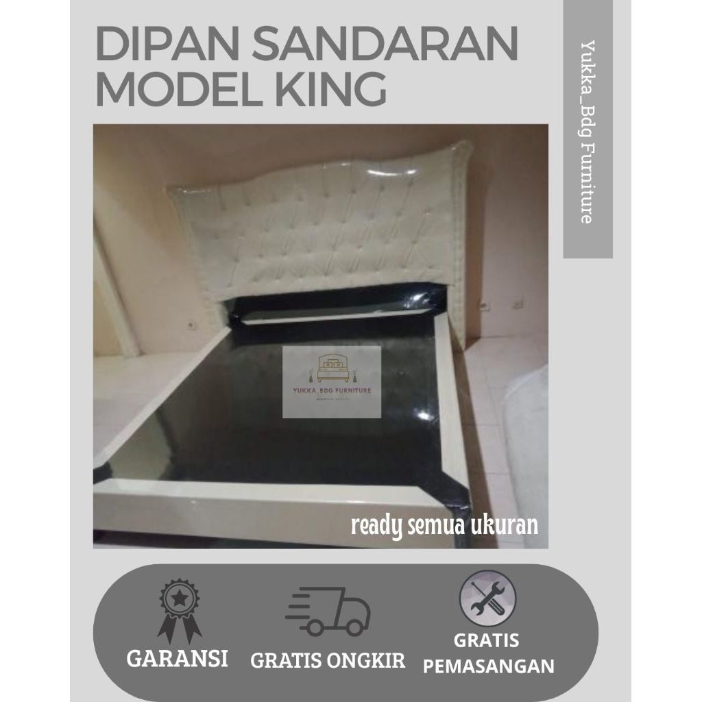 Dipan Divan Ranjang Kasur Model King Ukuran 160x200 Gratis Ongkir Bandung