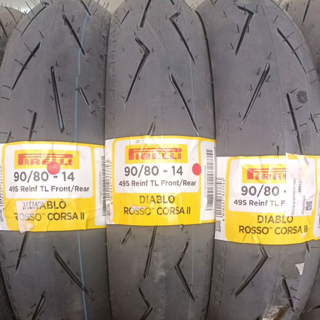 PIRELLI DIABLO ROSSO CORSA 2 RING 14 UKURAN 90/80
