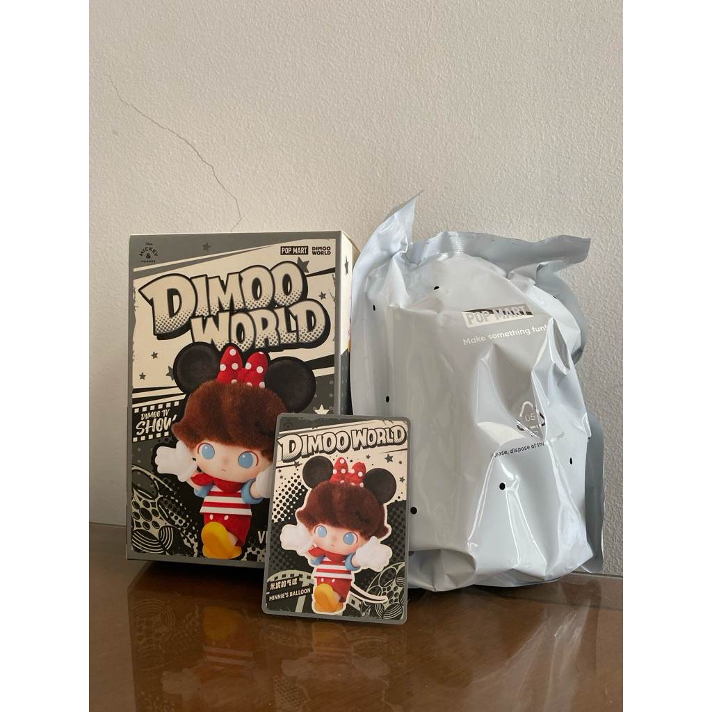 Popmart Dimoo Minnie Mouse Original Popmart