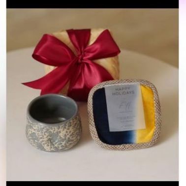 kaloka pottery - Cup - Cup M  hampers besek & coaster