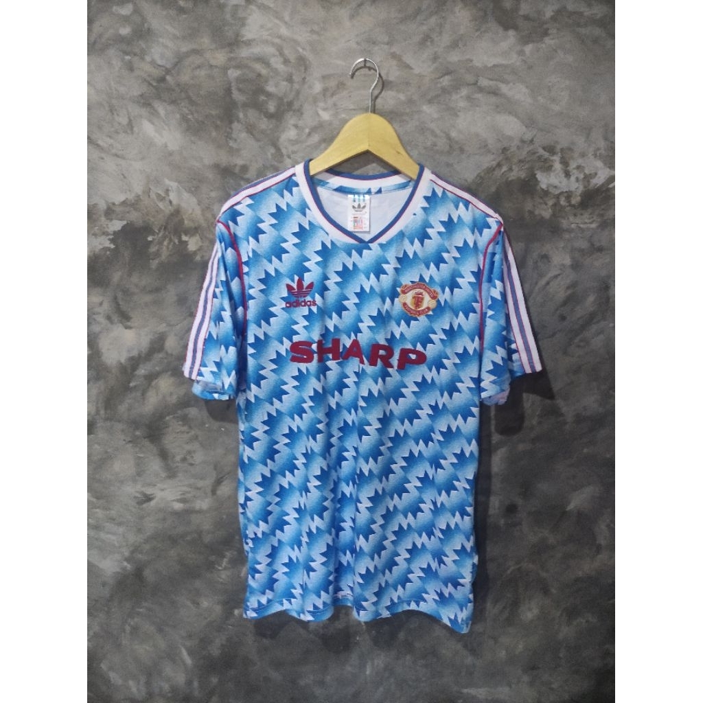 Jersey tandang Manchester United Adidas 1990-1992. Size XL BNWT