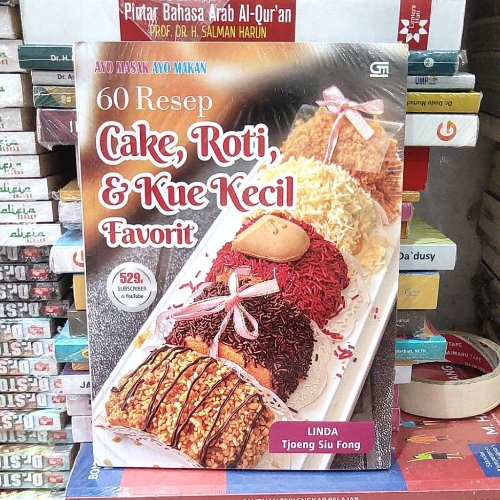 Original Buku 60 Resep Cake, Roti, dan Kue Kecil Favorit