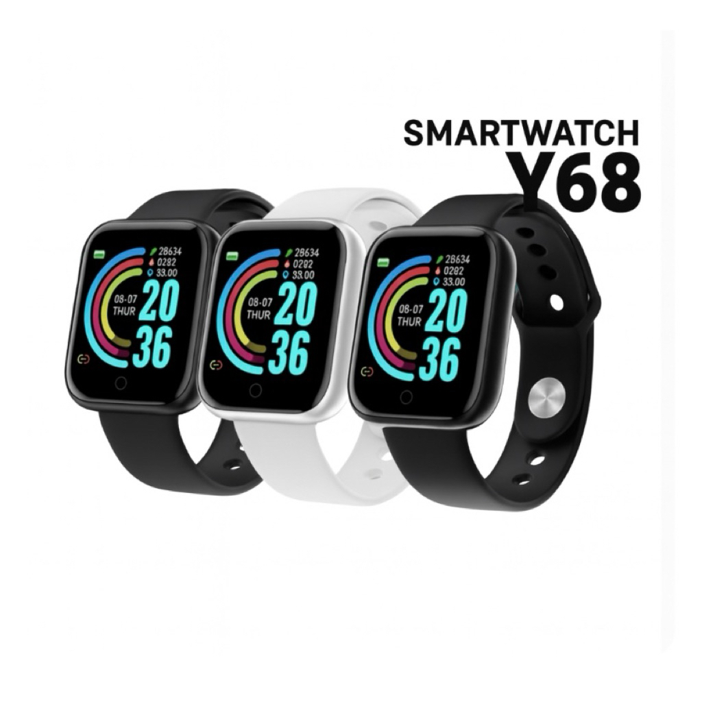 (BISA COD) Smartwatch Y68 Jam Tangan Pintar Original