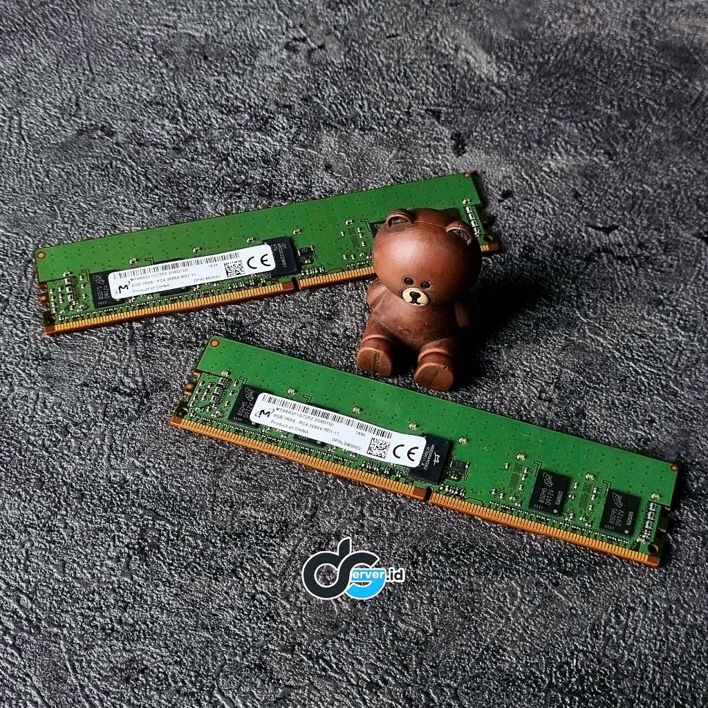 Memory Server 8GB DDR4 2666V 1Rx8 PC4-2666V Micron