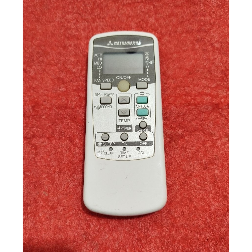 REMOT AC MITSUBISHI seri RKW502A200A ORIGINAL ASLI