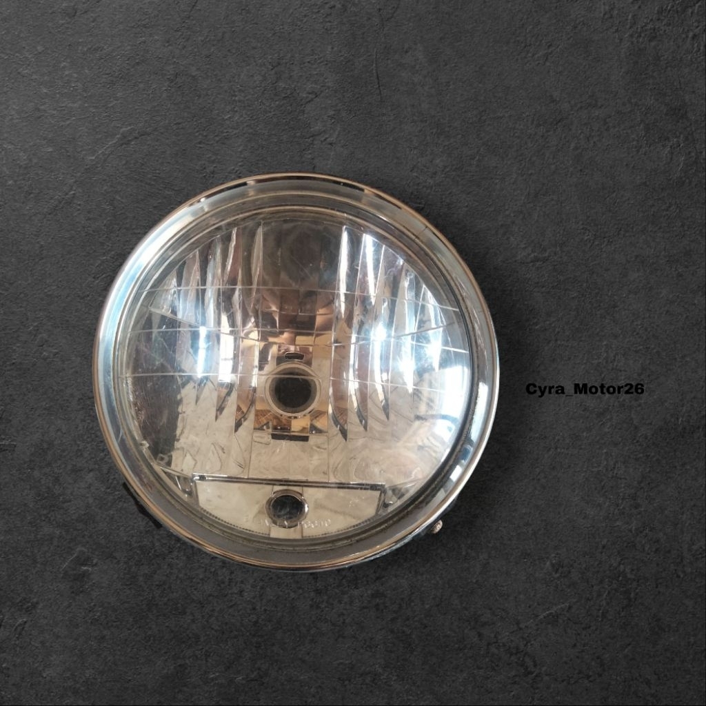 headlamp reflektor lampu depan honda tirev tiger revo bulat original