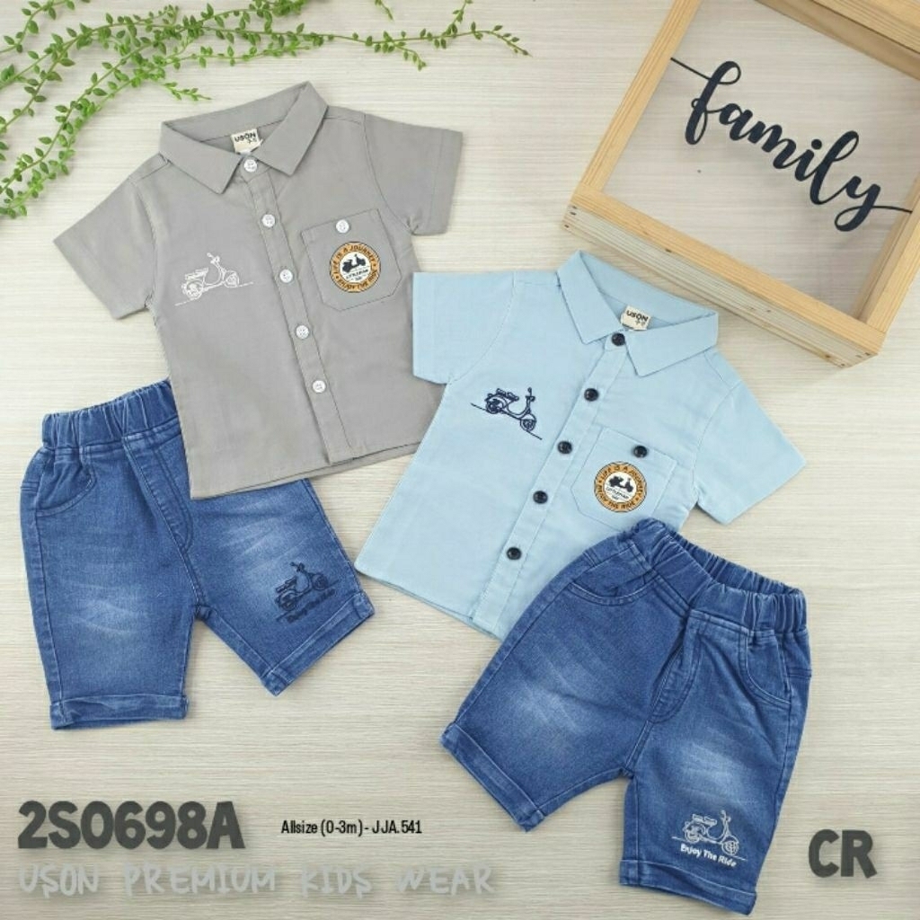 setelan kemeja uson import