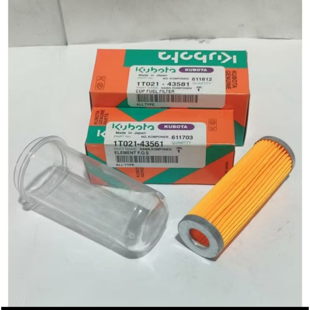 GELAS + ELEMENT FOS RD85 KUBOTA DIESEL SARINGAN SOLAR KUBOTA