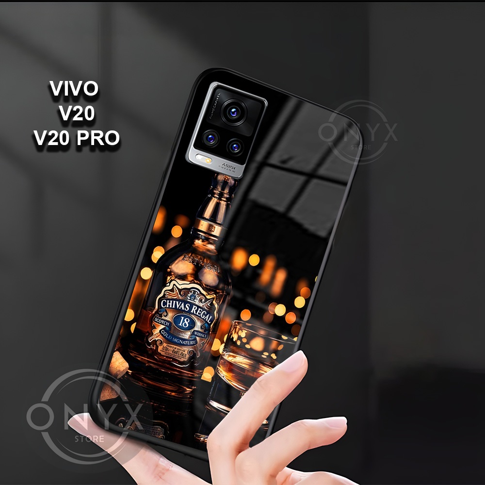 [W04] Softcase VIVO V20/V20 PRO Softcase Kaca Kilau Glossy | Kesing Vivo Motif Minuman | Case Vivo V