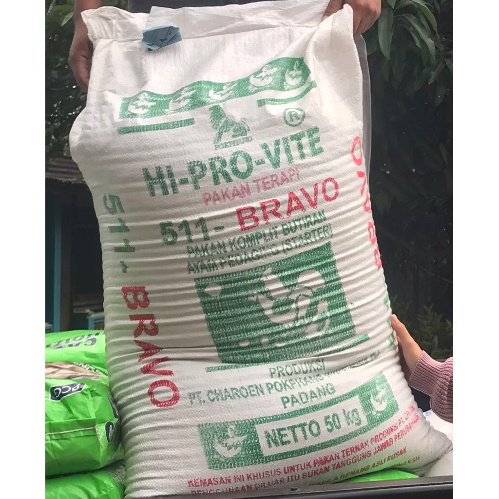 Pakan ayam 511 Bravo repack 1 kg