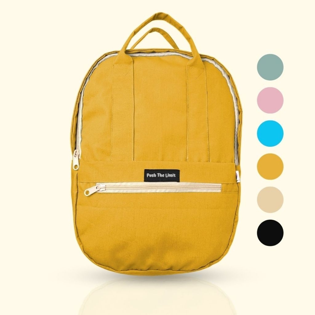 Push The Limit - Tas Backpack Judith Tas Ransel Wanita Tas Punggung Untuk Sekolah & Kuliah Muat Lapt