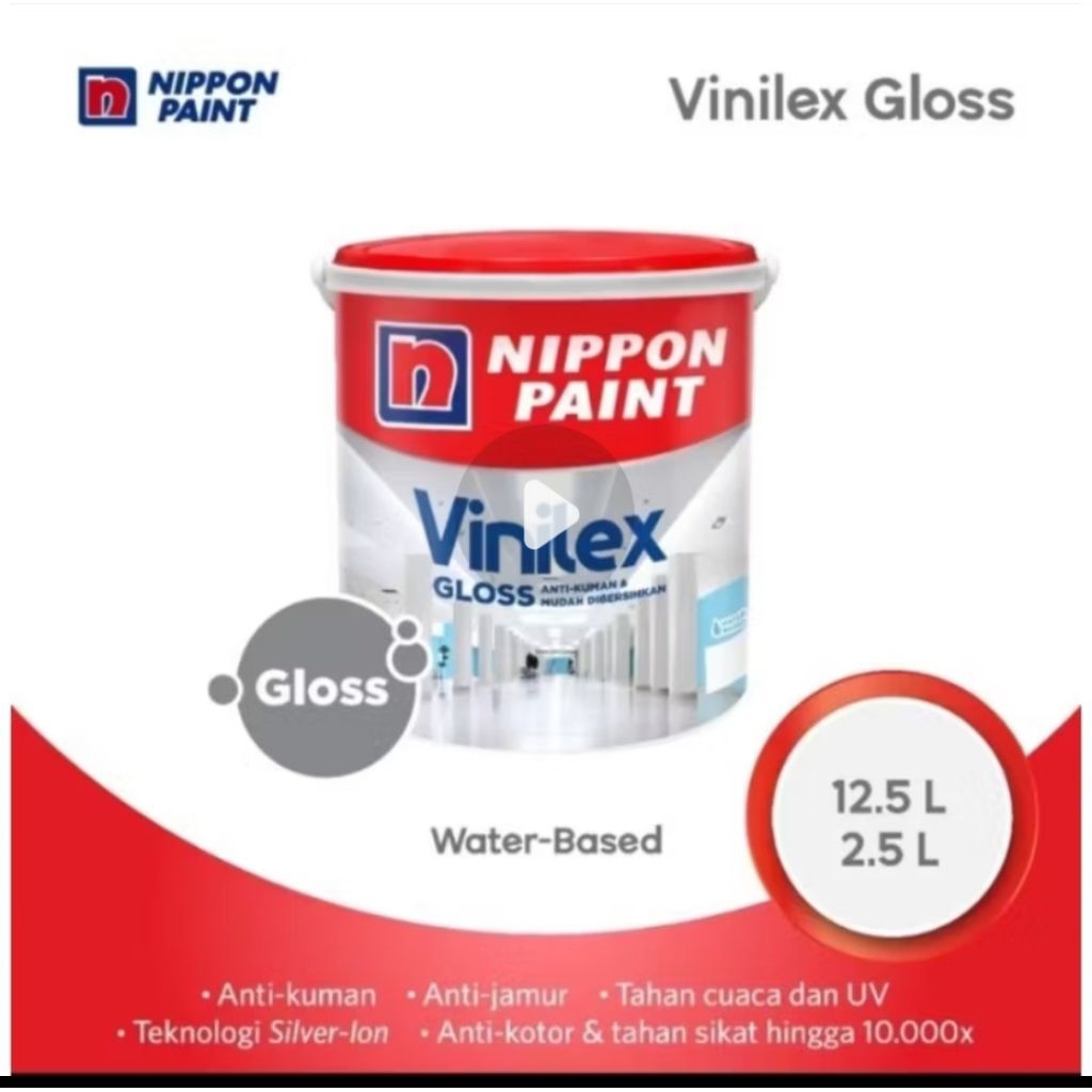 NIPPON PAINT-VINILEX GLOSS-CAT INTERIOR -12.5Ltr