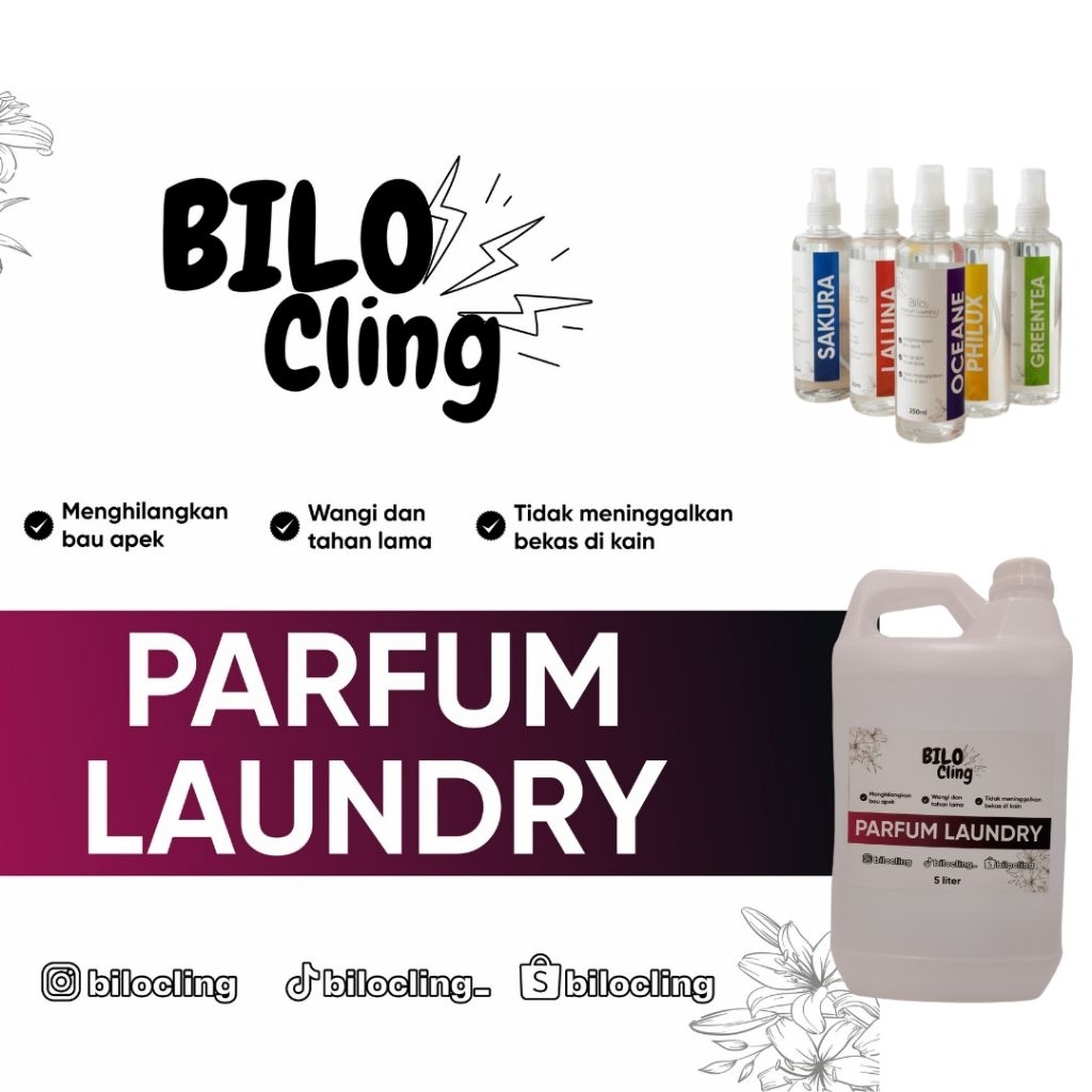 BILOCling Parfum Laundry |Premium Parfum laundry