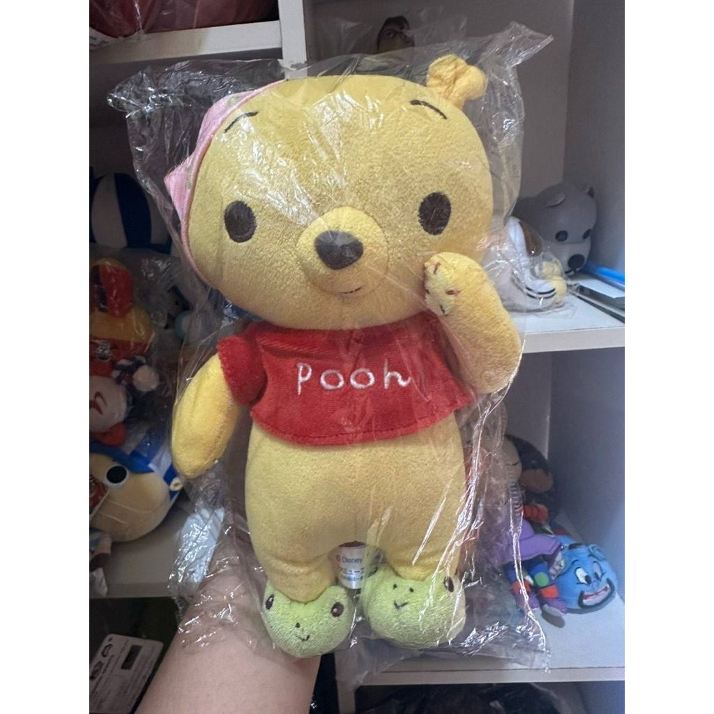Boneka Winnie The Pooh Kostum Piyama Kodok Disney