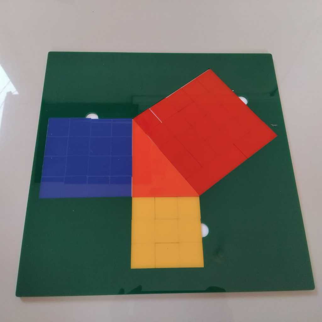 Model Teorema Pythagoras dengan Landasan - Alat Peraga Matematika