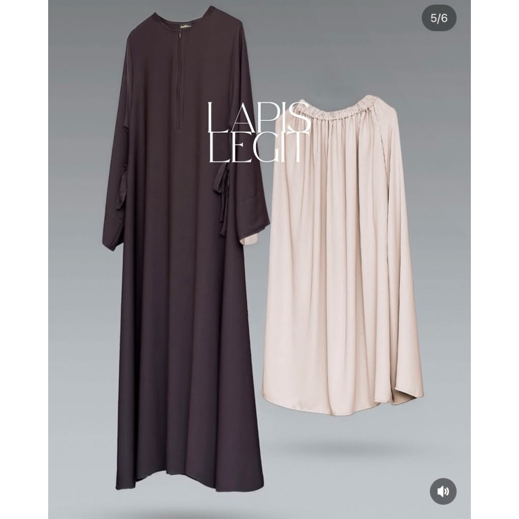 Preloved set tunik rok lapis legit by langit biru mina anti uv aljenna barkha tsurayya himosly Bonav