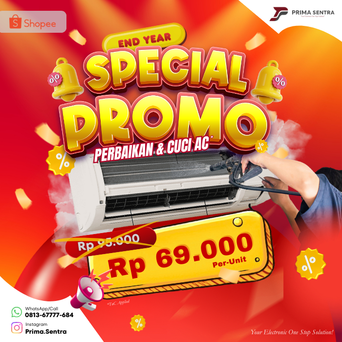 Promo Cuci AC dan Servis AC Jakarta - Bekasi
