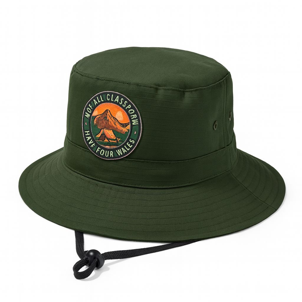 Topi Rimba Polos Tali / Topi Gunung Premium Pria Wanita