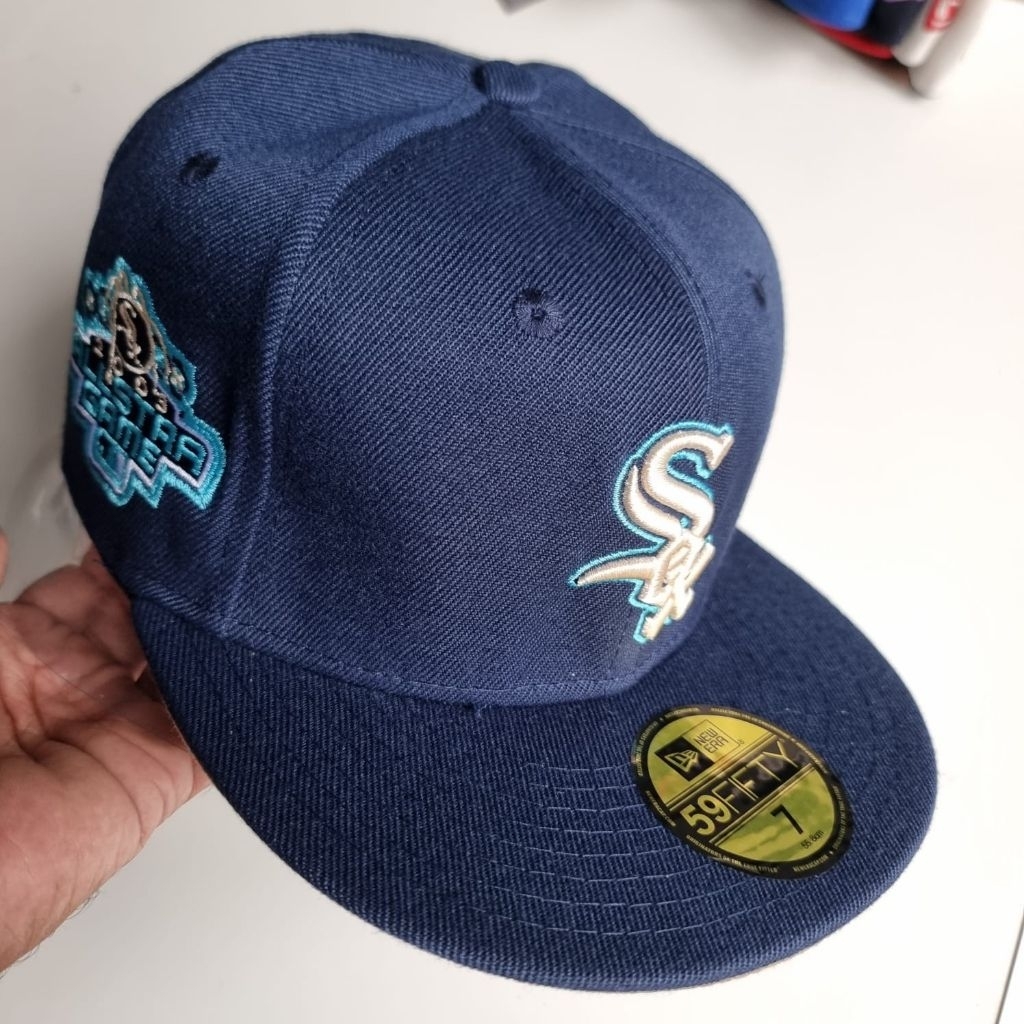 TOPI FITTED SOX NAVY