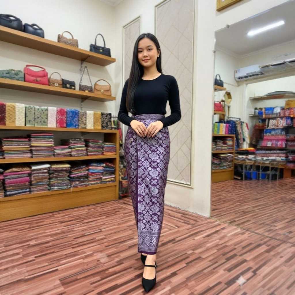 Termurahhh Rok Lilit Songket premium / Rok Kebaya / Rok Wisuda /Set kebaya rok songket/ Rok Bawahan