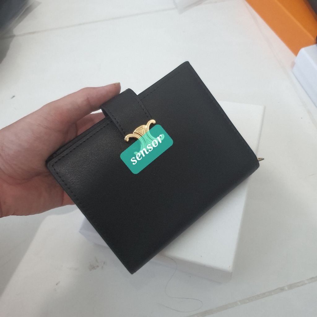 SELIN DOMPET LIPAT WANITA UKURAN BESAR WARNA HITAM