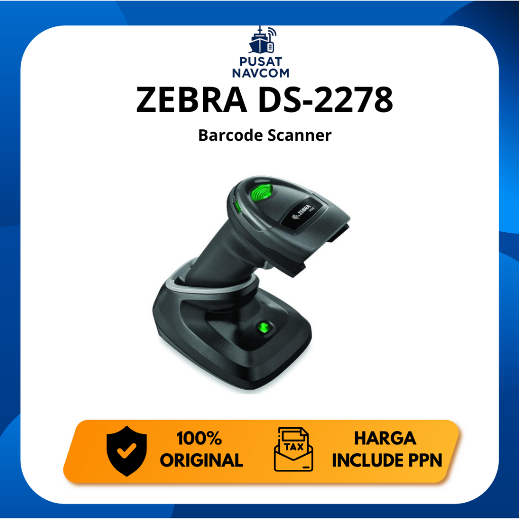 Zebra DS-2278 Bluetooth 2D Wireless Imager Barcode Qris Scanner DS2278