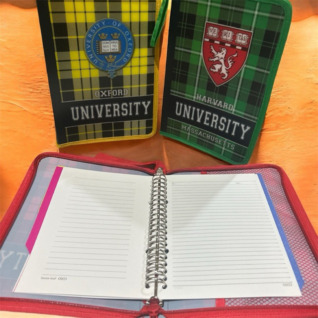 BINDER NOTE ZIPPER A5 UNIVERSITY KIKY (1 PC)