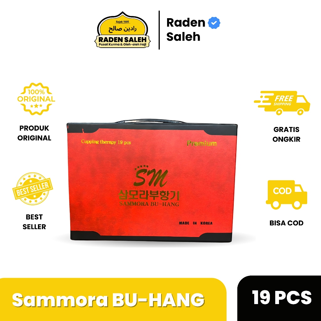 Alat Bekam Kop Sammora Isi 19 Pcs  SM Cupping Murah Berkualitas