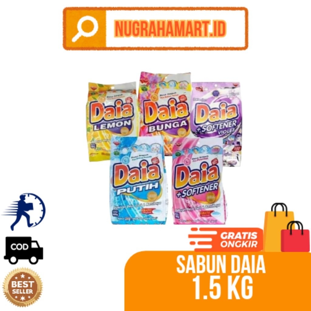 DAIA SABUN DETERGENT BUBUK VARIAN RANDOM