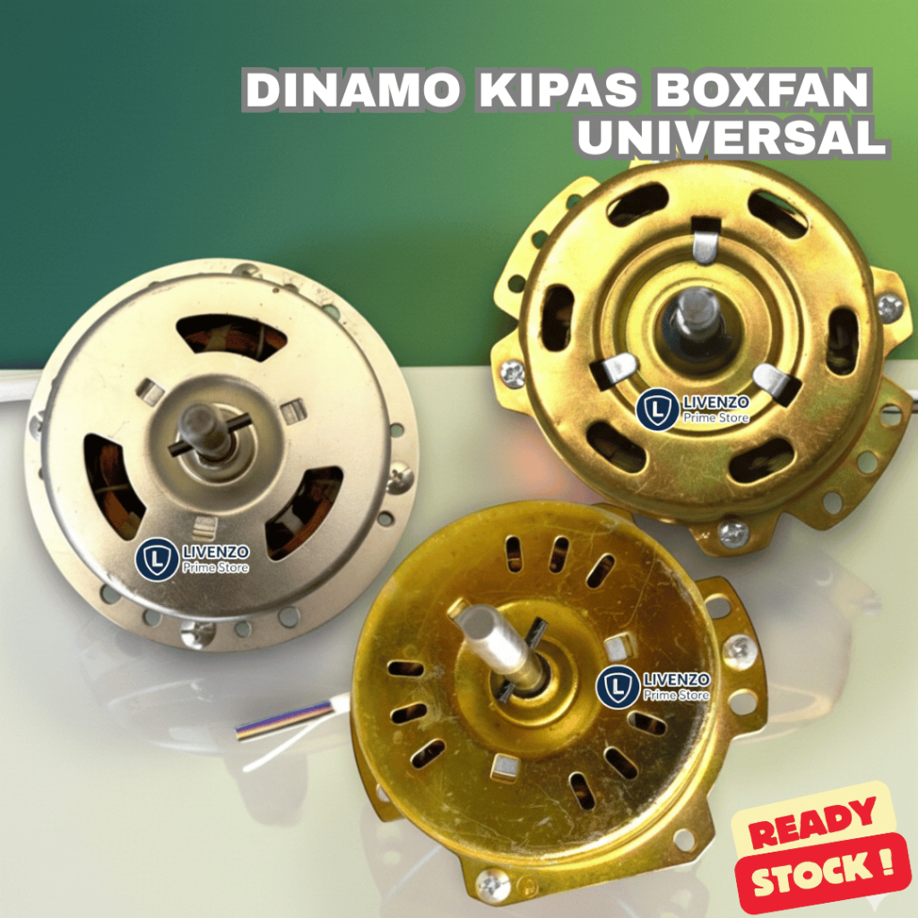 Dinamo Mesin Kipas Angin Boxfan 8-12 Inch / Motor Kipas Angin Duduk Kotak – Full Tembaga/CU