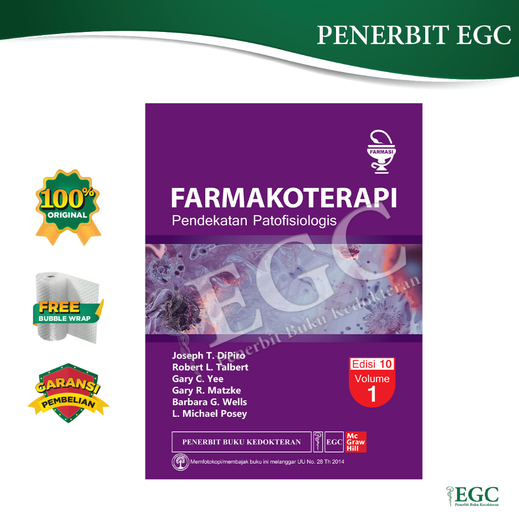 EGC FARMAKOTERAPI DiPiro E/10 Vol.1