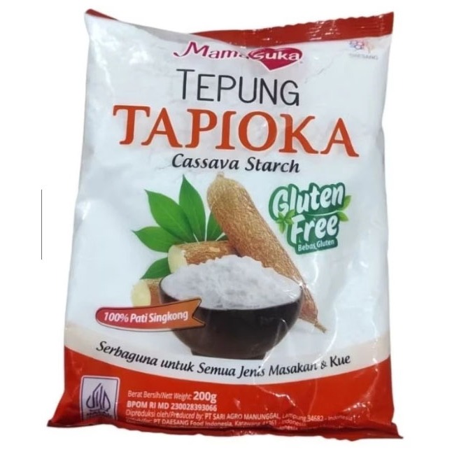 Mamasuka tepung tapioka cassava starch 200gram  gluten free zp