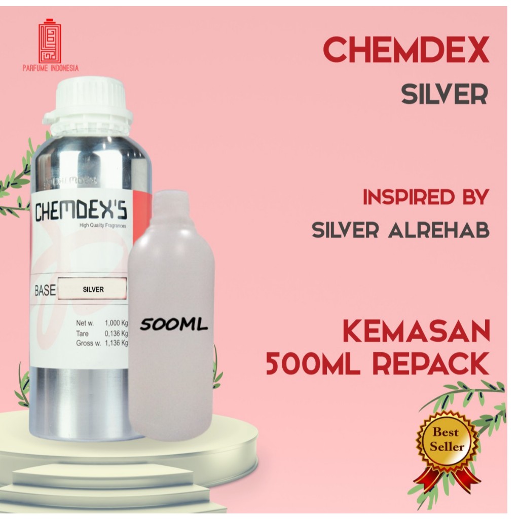 bibit parfum murni SILVER CHEMDEX'S 500ML