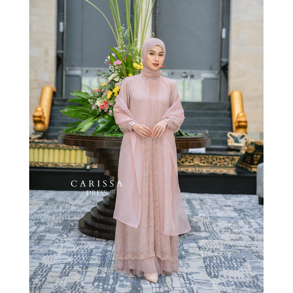 Pradiste CARISSA DRESS Pesta Muslim Wedding Bridesmaid Lamaran Wisuda Lebaran Eid Series