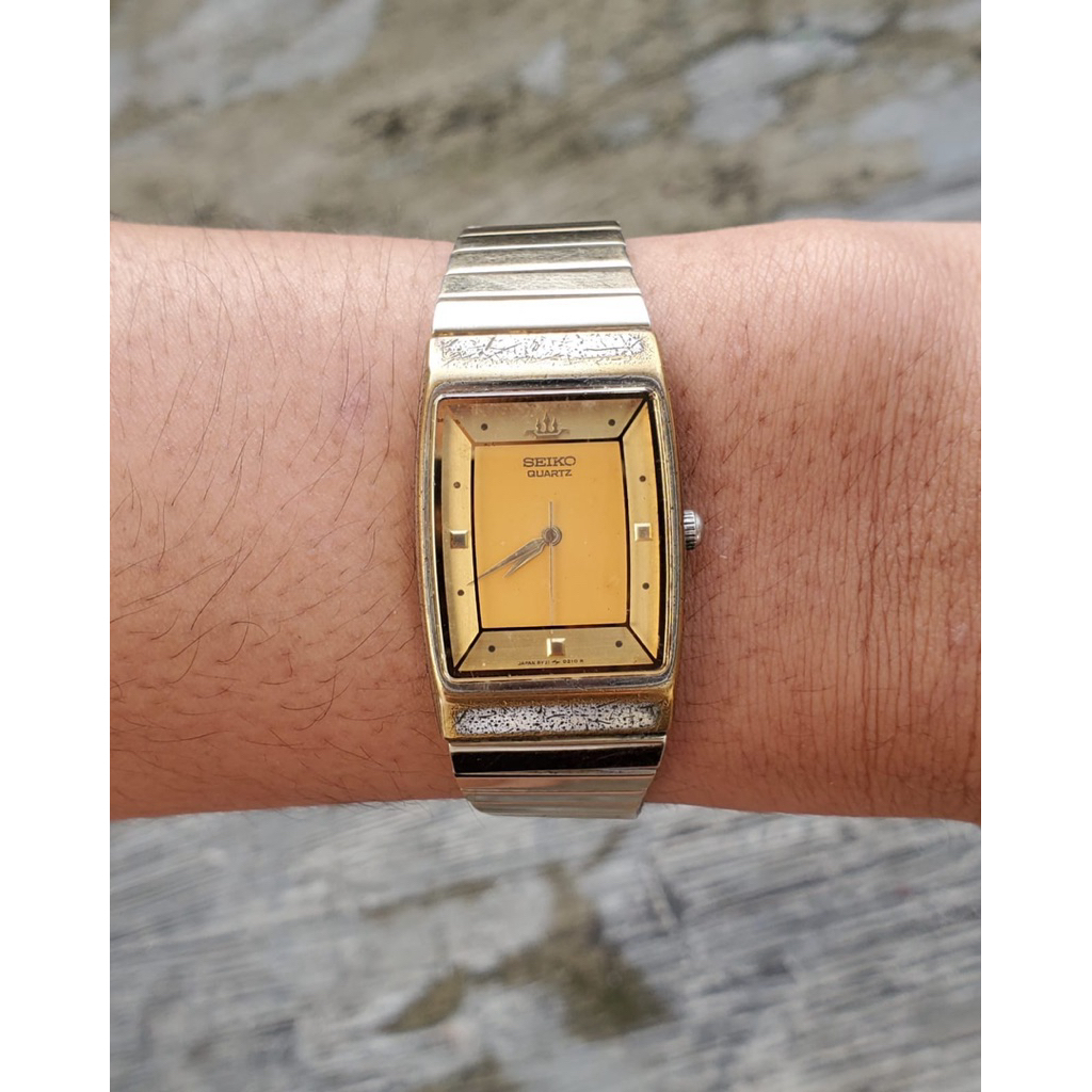 Jam Seiko Galaxy Tank Vintage Japan Watch