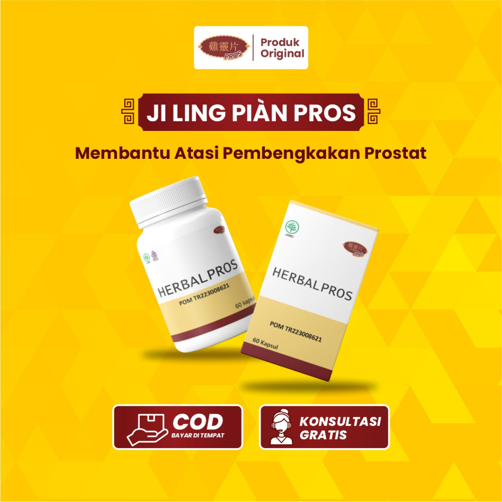 Ji Ling Pian Herbal Prostat Atasi Nyeri Kencing