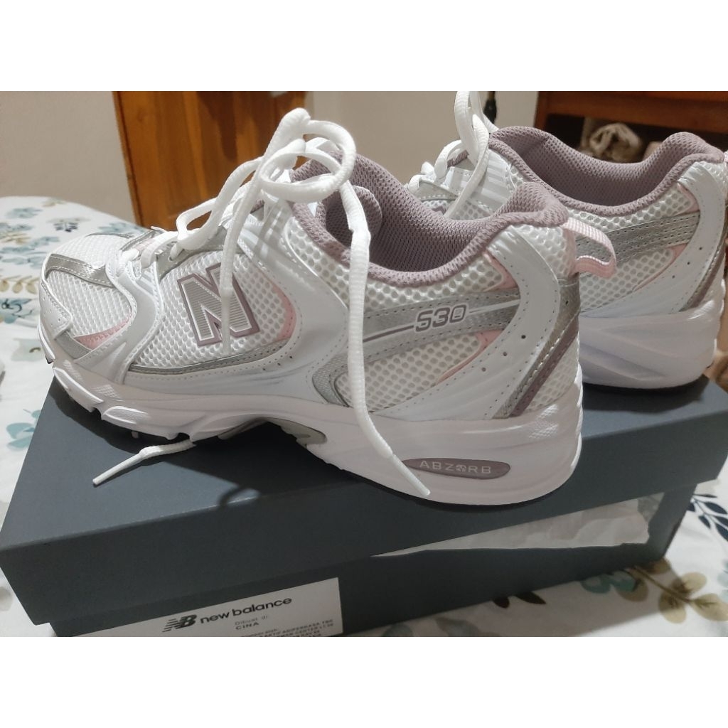 NB 530 White/Mauve