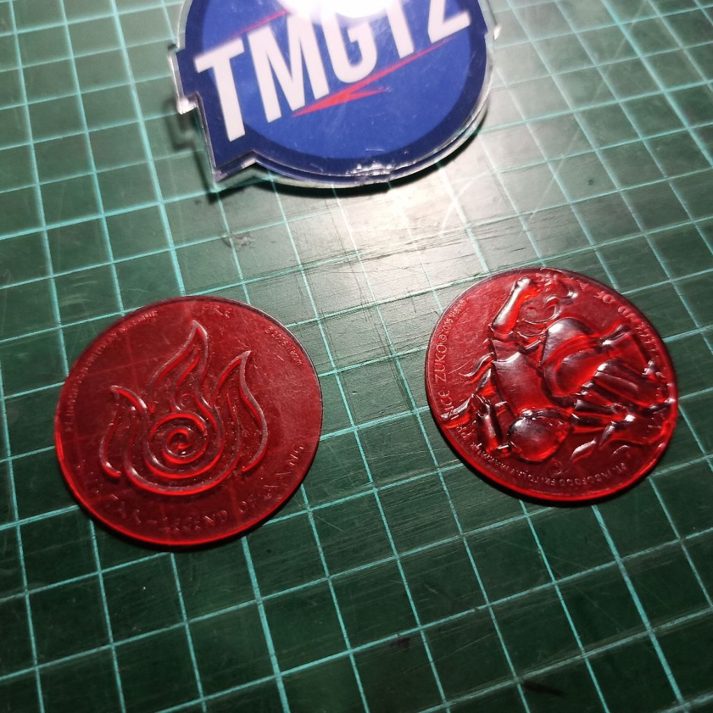 tazos medal plastik chiki avatar the legend of aang set second