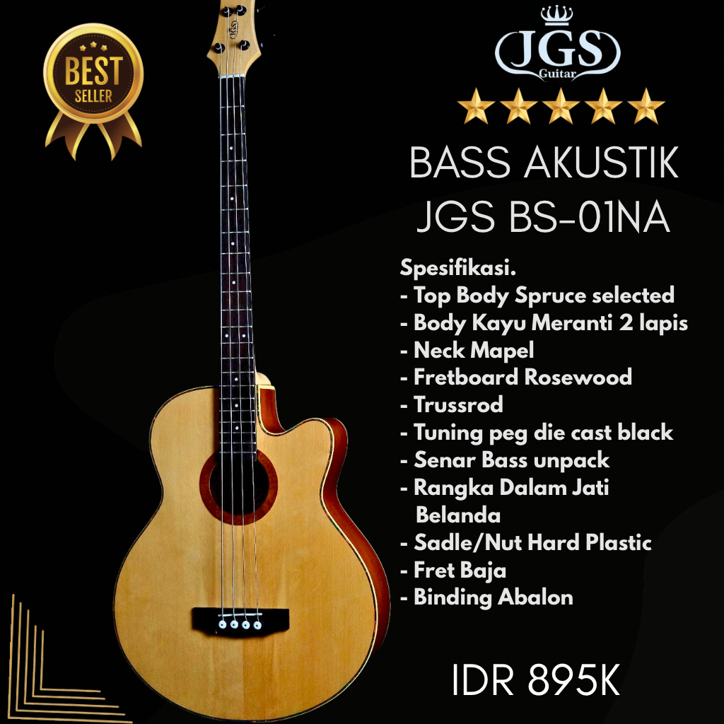 BASS AKUSTIK / BASS AKUSTIK ELEKTRIK JGS BS01- NA