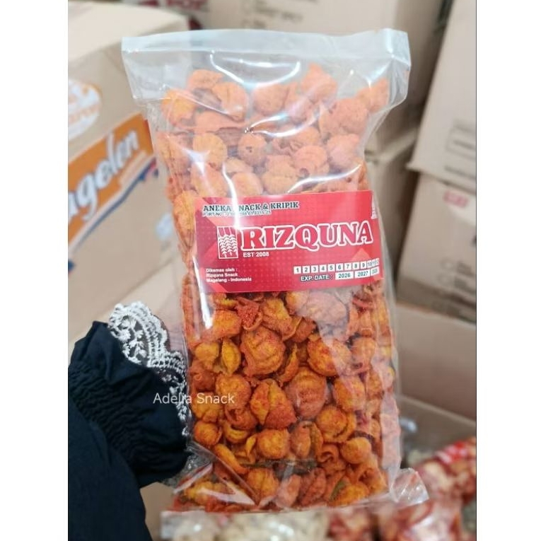Snack Kerang Snack Keong Rizquna Snack Lokal Indonesia