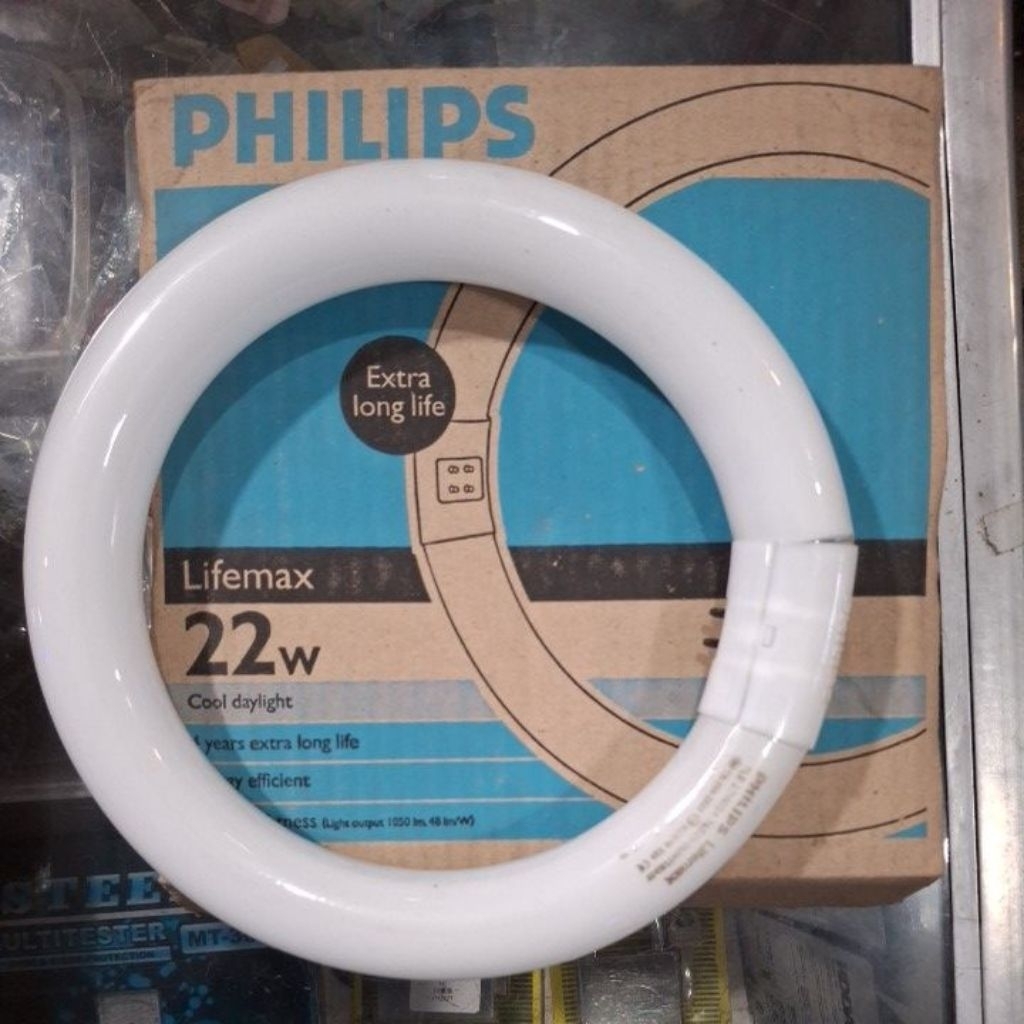 lampu TL ring philips 22w