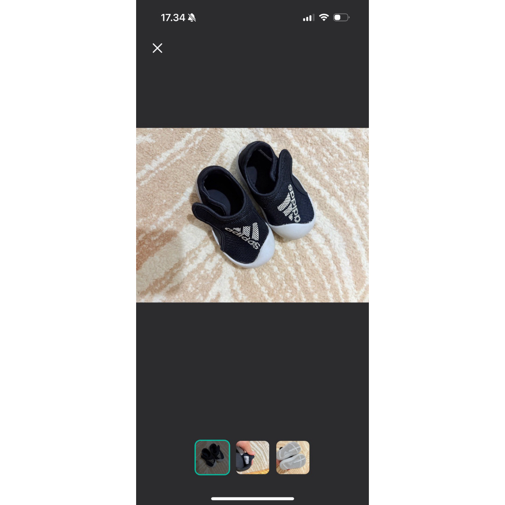 preloved sepatu bayi adidas ukuran 20