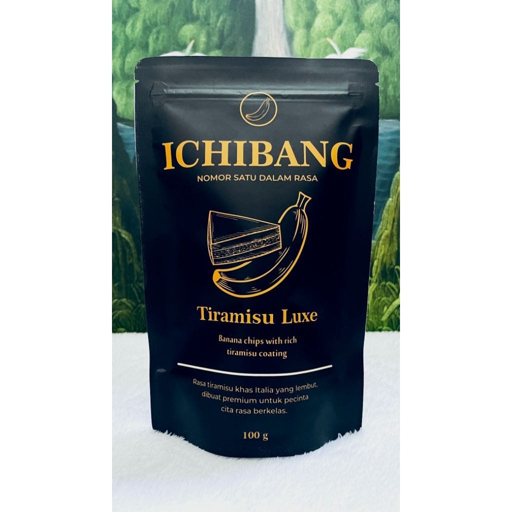 Ichibang - kripik pisang lumer | kripik pisang rasa tiramisu | kripik pisang lumer rasa tiramisu | k