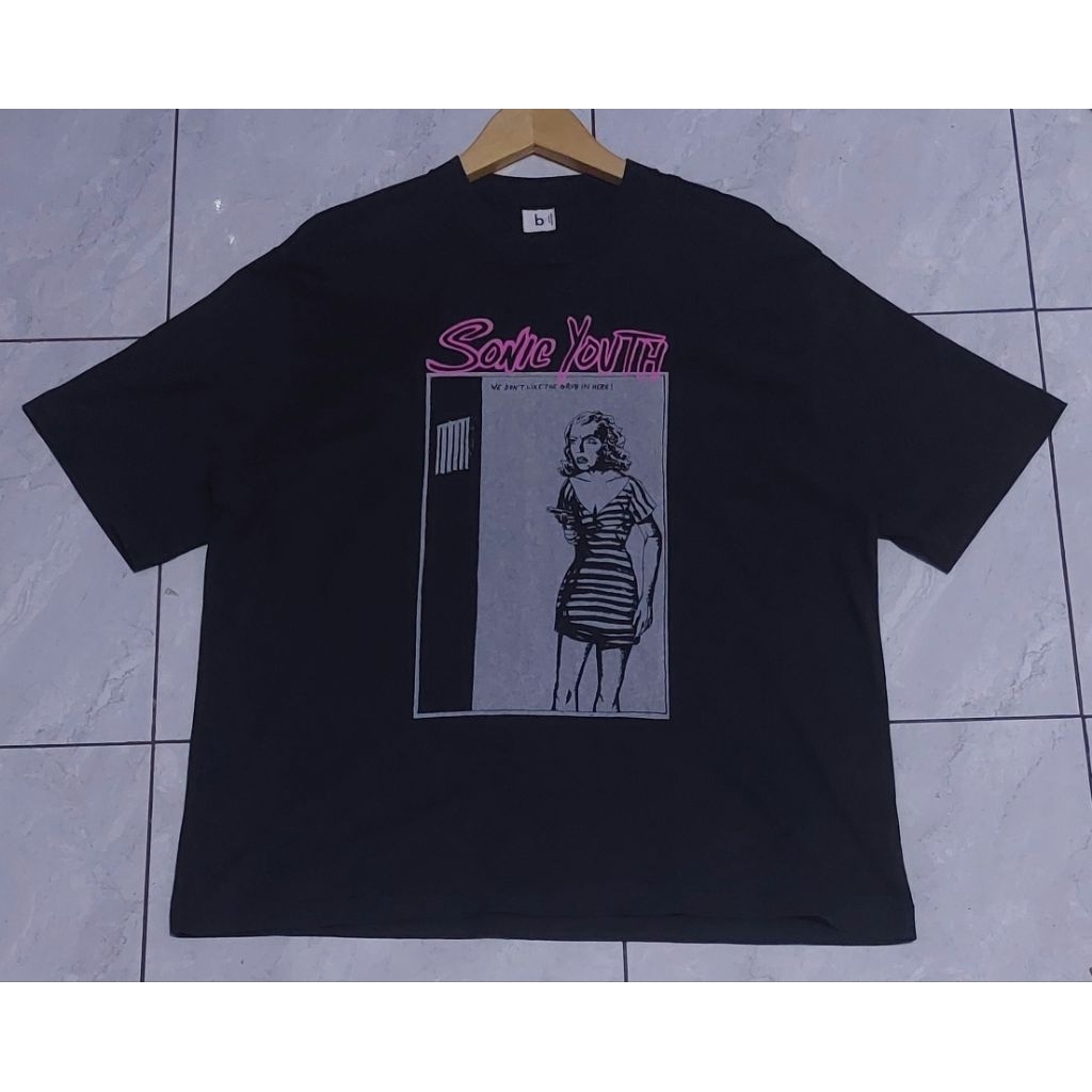 SONIC YOUTH T-SHIRT BLURHMS ROOTSTOCK WONDERISM LTD KAOS MUSIK SONIC YOUTH KAOS BAND SONIC YOUTH BAJ