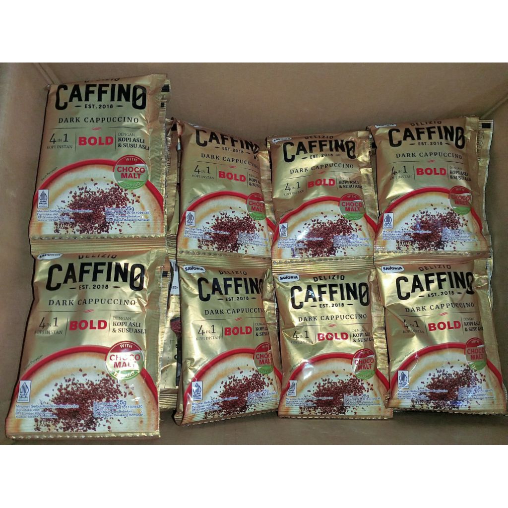 CAFFINO BOLD DARK CAPPUCINO CDC 1 RENTENG 10 SACHET